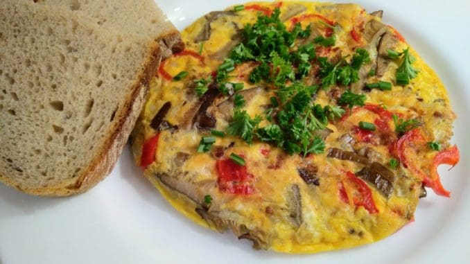 Omeleta s hlívou ústřičnou (recept): připravte si zdravou dobrotu